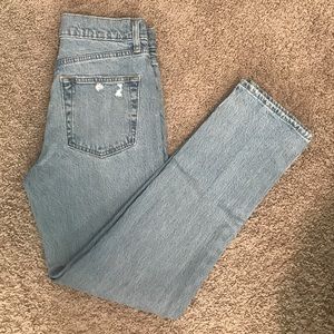 Gap Sky High Straight Jeans